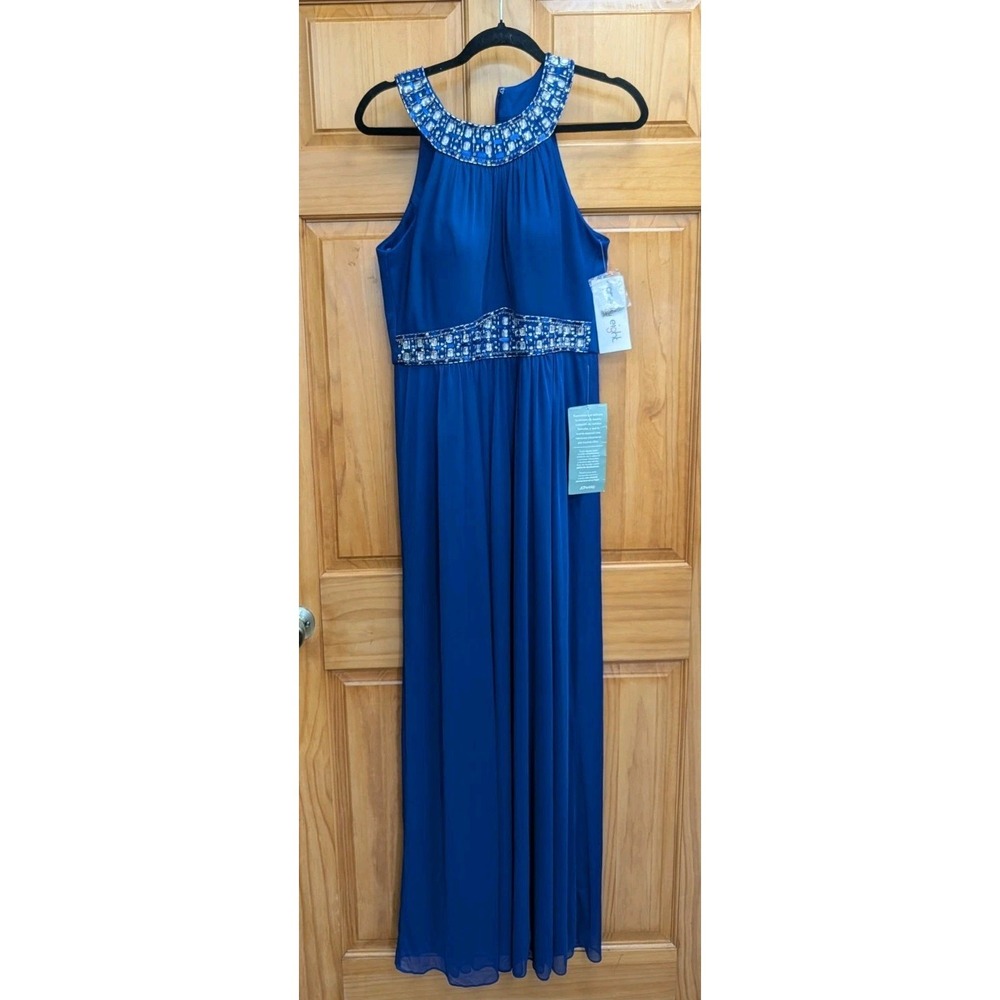 One Eight 12 Sleeveless Dress Sheer Lined NEW Flare Skirt Prom Cocktail Zip